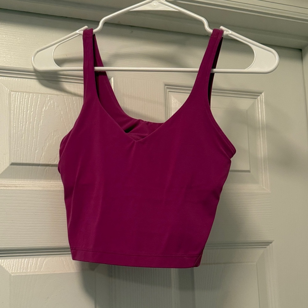 Magenta lululemon align tank